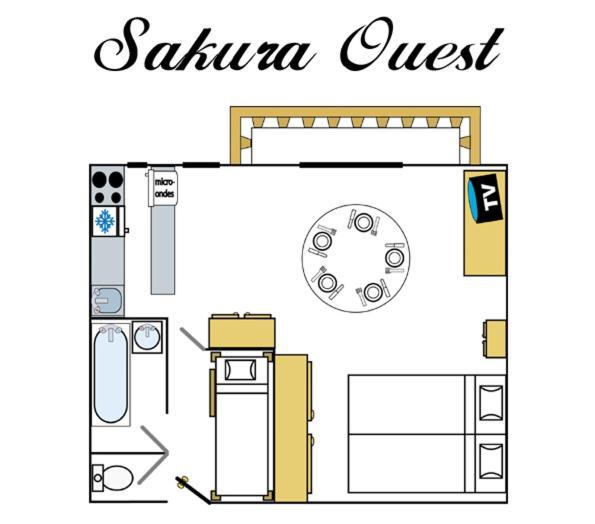 Val-dʼIsère Residence Studio Sakura الغرفة الصورة